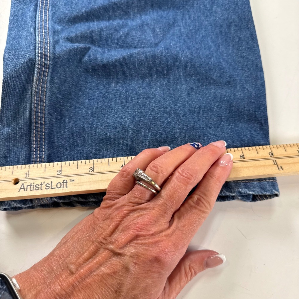 Carhartt FRB13 DNM Flame Resistant Carpenter Jeans Men's Sz 33x32 Original Fit - Picture 10 of 10